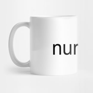 Verified Nurse (Black Text) Mug